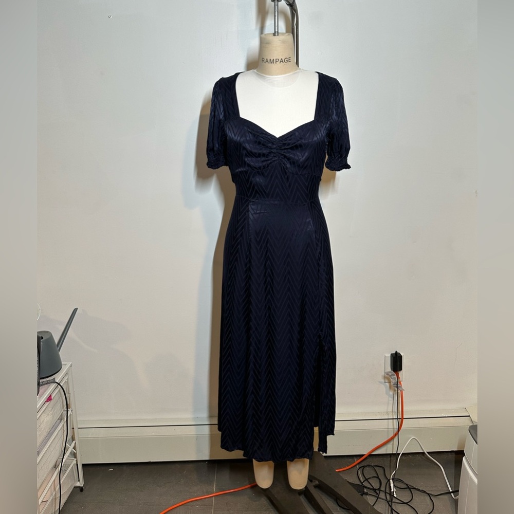 Elegant Navy Blue Dress